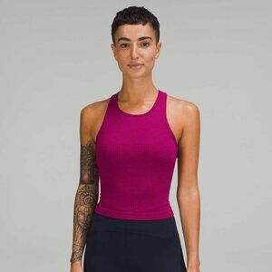 Lululemon | Ebb To Street Crop Tank in Magenta Purple - Size 4